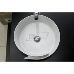 Flaminia Roll Umywalka stawiana na blat Ø 44 cm Biały RL44L