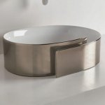  Flaminia Roll Umywalka stawiana na blat 56x42 cm złoty RL56LOR