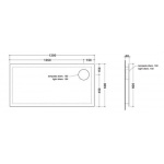      Flaminia Simple Lustro 120x60 cm z ekspozycji NDS120D WYPRZEDAŻ MAGAZYNOWA!!