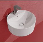 Flaminia Twin Set Slim 42 Umywalka jednootworowa wisząca 42 cm biała TW42S