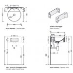 Flaminia Twin Set Slim 42 Umywalka jednootworowa wisząca 42 cm biała TW42S