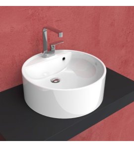 Flaminia Twin Set Slim 42 Umywalka stawiana na blat Ø 42 cm biała TW42A