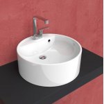 Flaminia Twin Set Slim 42 Umywalka stawiana na blat Ø 42 cm biała TW42A