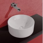 Flaminia Twin Set Slim 42 Umywalka stawiana na blat Ø 42 cm biała TW42C