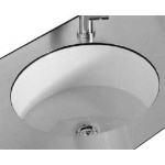 Flaminia Twin Set Umywalka podblatowa 43cm czarna 5057NER