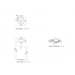 Flaminia Twin Set Mini Umywalka ścienna 30 cm biała 5059