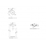  Flaminia Twin Set Mini Umywalka ścienna narożna 30 cm biała 5060