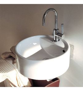 Flaminia Twin Set Umywalka Ścienna 52cm biała 5050/S