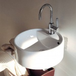 Flaminia Twin Set Umywalka Ścienna 52cm biała 5050/S