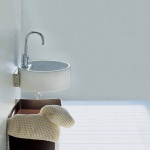 Flaminia Twin Set Umywalka Ścienna 52cm biała 5050/S