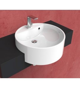 Flaminia Twin Set Umywalka półwpuszczana jednootworowa 52 cm biała 5054