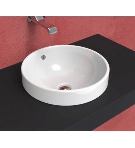 Flaminia Twin Set Umywalka wpuszczona w blat 42 cm biała 5055/42C