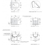 Flaminia Una Bidet do zabudowy Biały UNA/B