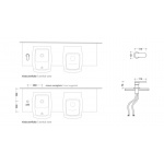 Flaminia Una Mieszacz Bidetowy chrom UNA2560