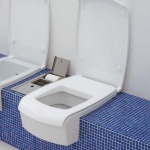 Flaminia Una WC do zabudowy Biały UNA/WC