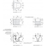 Flaminia Una WC do zabudowy Biały UNA/WC