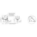 Flaminia Una Zestaw odpływowy do bidetu UNA2561