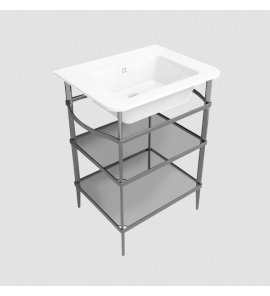 Flaminia Volo Szafka stojąca pod umywalkę 68,2x48,5x90 cm chrom VL66M