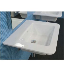 Flaminia Volo Umywalka Ścienna 66cm 64x52cm biała VL66L