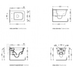  Flaminia Volo WC Wiszący Biały VL118 Tylko 2 sztuki w takiej cenie!