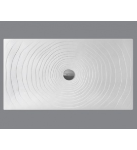 Flaminia Water Drop Brodzik 80x140 cm Biały DR140