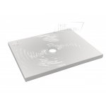 Flaminia Water Drop Brodzik 80x100 cm Biały DR8010