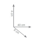 Freddi Design Cri Reling 40 cm Ścienny chrom CRI07