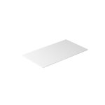 Galassia Blat ceramiczny bez otworu 81x46 cm Biały mat 2057MT