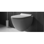 Galassia Dream Miska WC wisząca 56x36 cm z deską wolnoopadającą biała 7312+7314