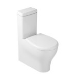 Galassia Miska stojąca do kompaktu ze spłuczką ceramiczna deska Biały 7217+7218+7219