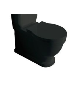 Galassia Ethos Miska WC do kompaktu 68x38 cm czarna 8441NE