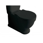 Galassia Ethos Miska WC do kompaktu 68x38 cm czarna 8441NE