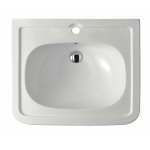 Galassia ETHOS Umywalka ścienna jednootworowa 71x58 cm Biały 8400M