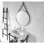   Galassia Lustro okrągłe Ø60 cm z ramą Białą 6125BI W MAGAZYNIE!!