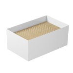 Galassia MEG 11 Umywalka ścienna/nablatowa 60x38 cm Biały mat 5484MT