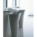 Galassia MEG 11 Umywalka wolnostojąca 50x40 cm Biała 5405PMT