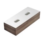 Galassia Szafka wisząca pod umywalkę 120x45,5 cm Drewno dębowe 2096