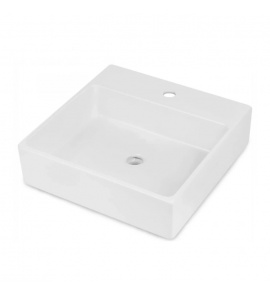 Cucciolo Umywalka ścienna prostokątna 33x28,5 cm biała UN-020