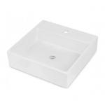 Cucciolo Umywalka ścienna prostokątna 33x28,5 cm biała UN-020