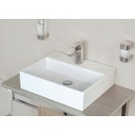 Cucciolo Umywalka ścienna prostokątna 33x28,5 cm biała UN-020