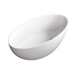 Galatea Design Arrezo Egg Wanna 160x85 biały połysk GWARE160.GPB.WH