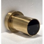   Galatea Design Balance 1 Grzejnik elektryczny 49 cm 3-el. z wyświetlaczem sterującym brushed gold GDD1A01EBRG W MAGAZYNIE  