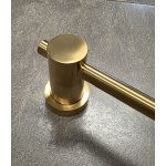   Galatea Design Balance 1 Grzejnik elektryczny 49 cm 3-el. z wyświetlaczem sterującym brushed gold GDD1A01EBRG W MAGAZYNIE  