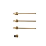   Galatea Design Balance 1 Grzejnik elektryczny 49 cm 3-el. z wyświetlaczem sterującym brushed gold GDD1A01EBRG W MAGAZYNIE  