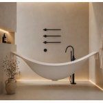   Galatea Design Balance 1 Grzejnik elektryczny 49 cm 3-el. z wyświetlaczem sterującym czarny mat GDD1A01EMB W MAGAZYNIE