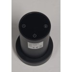   Galatea Design Balance 1 Grzejnik elektryczny 49 cm 3-el. z wyświetlaczem sterującym czarny mat GDD1A01EMB W MAGAZYNIE