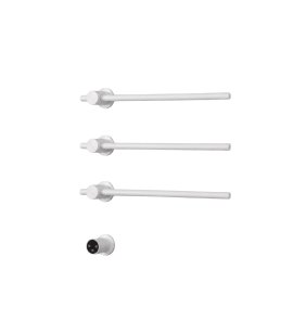   Galatea Design Balance 1 Grzejnik elektryczny 49 cm 3-el. z wyświetlaczem sterującym biały mat GDD1A01EMW W MAGAZYNIE  