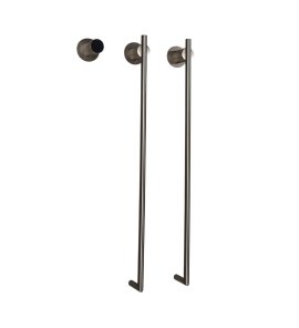        Galatea Design Balance 2 Grzejnik elektryczny odwracalny 76x37 brushed nickel PVD GDA362BN W MAGAZYNIE!!
