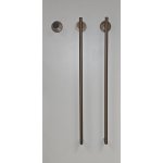        Galatea Design Balance 2 Grzejnik elektryczny odwracalny 76x37 brushed rose gold PVD GDA362RG W MAGAZYNIE!!