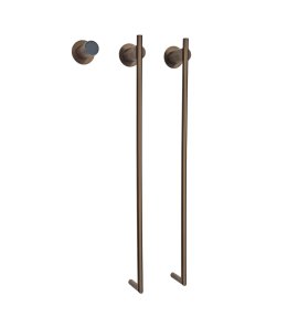        Galatea Design Balance 2 Grzejnik elektryczny odwracalny 76x37 brushed rose gold PVD GDA362RG W MAGAZYNIE!!